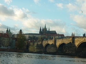 Pražský Hrad z paluby ElektroNema